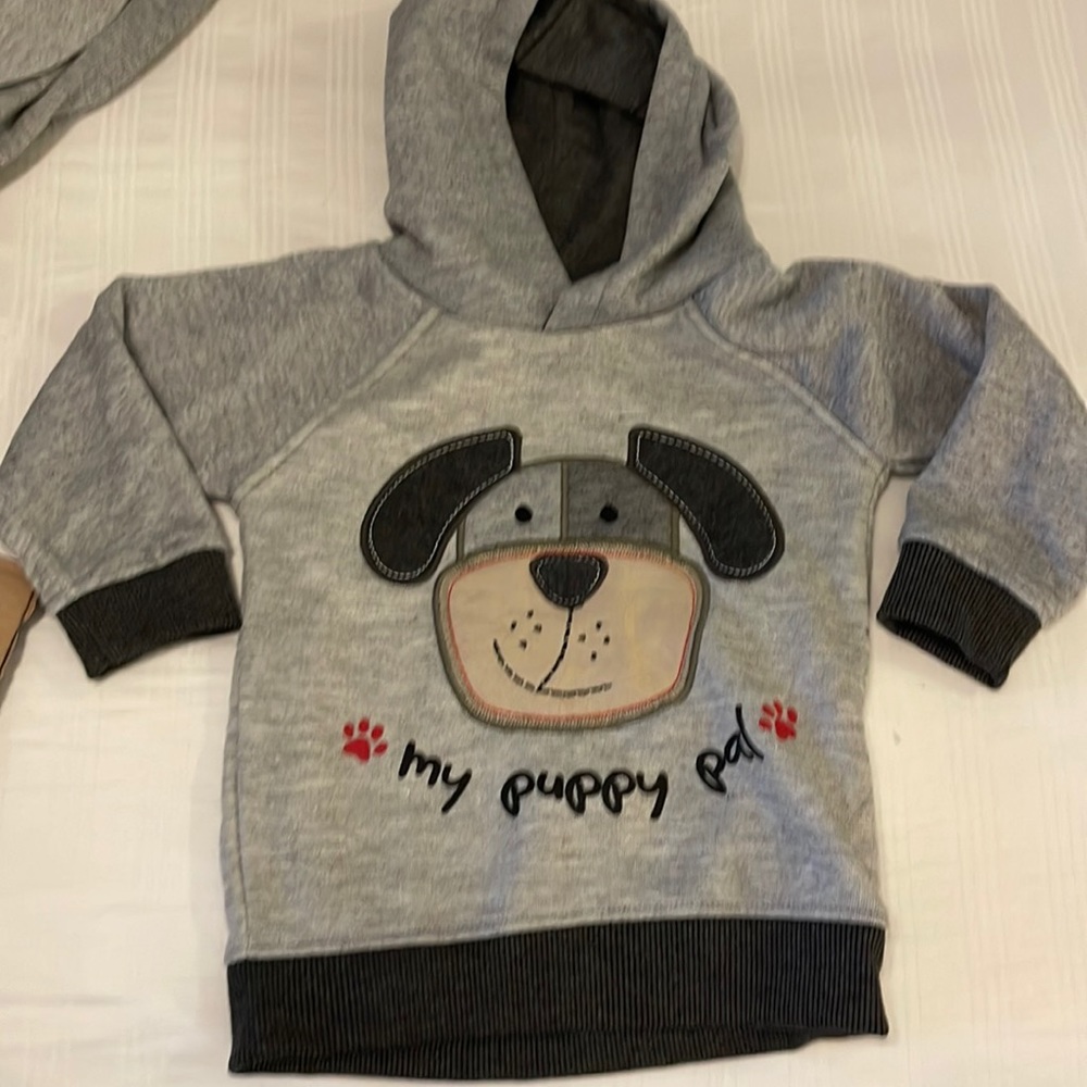 Kids headquarters 3t sweatshirt with hood fleece inside